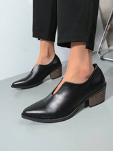 U -Shaped Mouth, One Pedal, Shoe Women's Style, 2024 New Models, Pointed, Rough, Elegant,